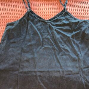 Elegant Black Women's Tank “Silk” Lycocel